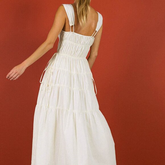 CIAO LUCIA TUTTI DRESS CREAM SIZE MEDIUM - Picture 3 of 11